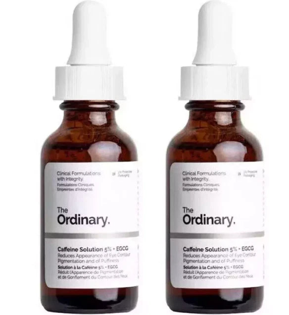 2X The Ordinary Solution with 5% caffeine + EGCG 30ml UK STOCK