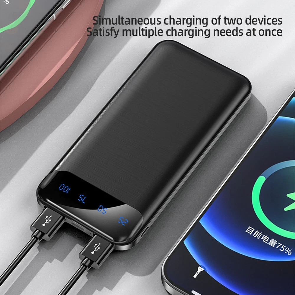 9000000mAh Power Bank Fast Charger Battery Pack Portable 4 USB for Mobile Phone.