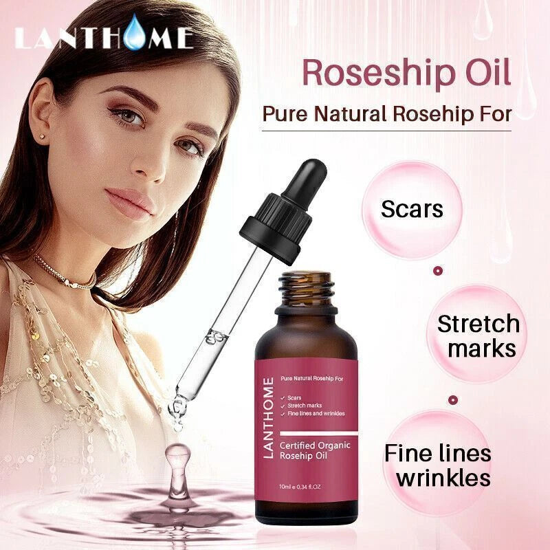 20ML🌟 Organic Rosehip Oil for Face, use of Scars, Stretch Marks & Wrinkles ✅🔥