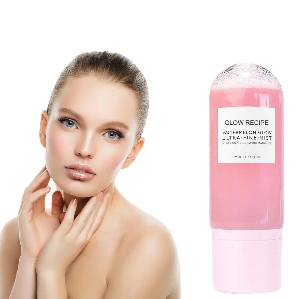 Watermelon Glow Facial Spray Hydrating Mist Hyaluronic Acid Brighten Dry Skin