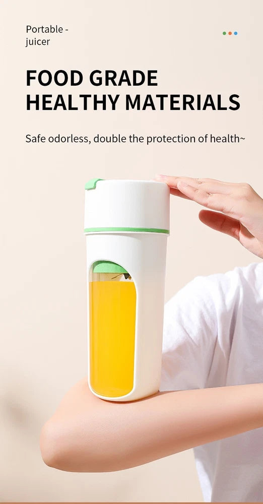 Mini USB Rechargeable Juicer Cup, Portable Electric Mixer Blender Smoothie Maker