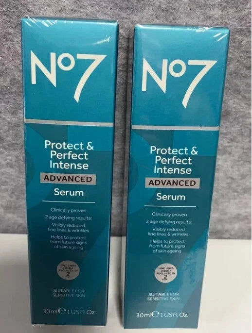 2pcs No7 Protect & Perfect Intense Advanced Serum - 30ml UK Post