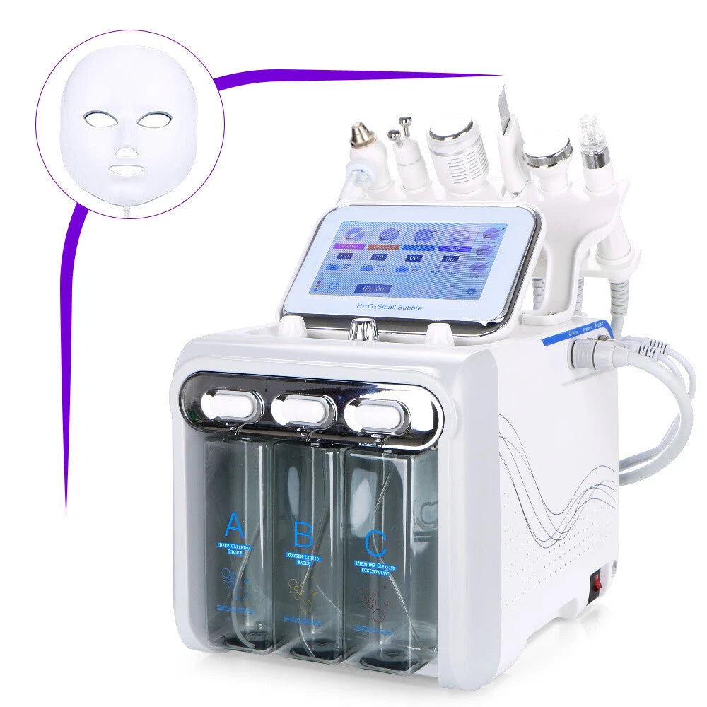 6/7 in 1 Hydra Water Facial Cleaner Aqua Peel Hydro Dermabrasion Beauty Machine
