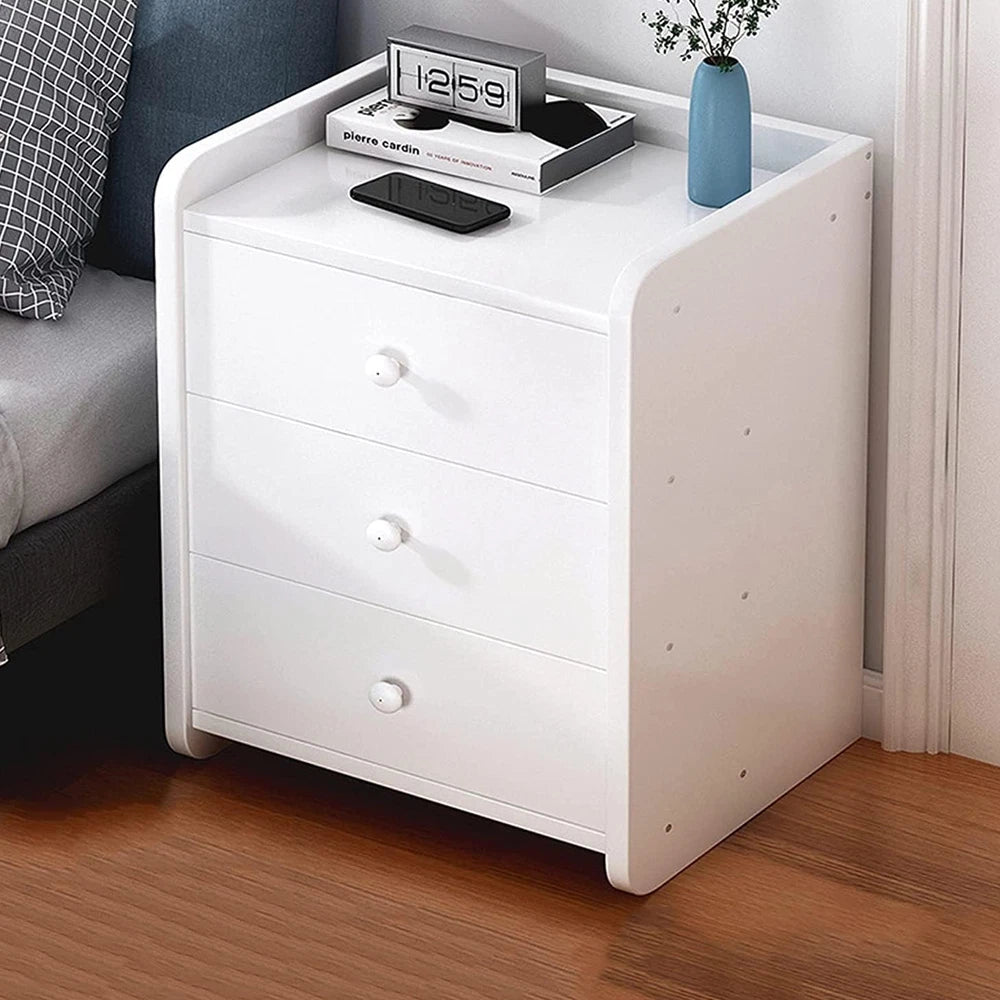 3 Drawer Wooden Bedroom Bedside Cabinet Furniture Storage Nightstand Side Table