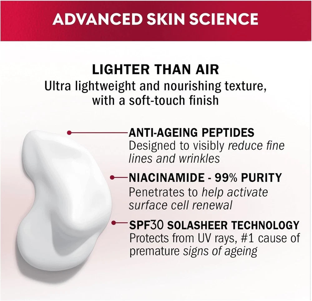 Olay Regenerist Whip Day Face Cream SPF30, Lightweight Anti-Wrinkle 50ml