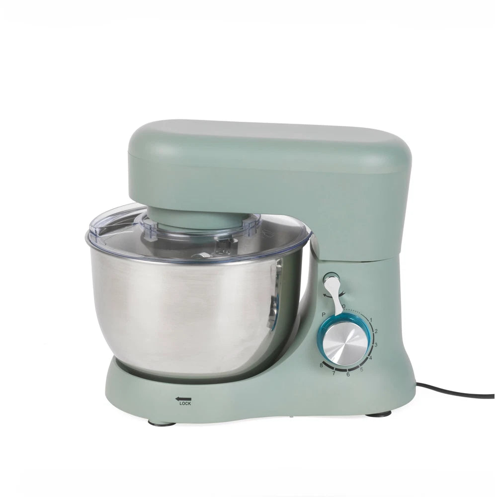 Progress Electric Stand Mixer 8 Speeds Stainless Steel 4L Bowl Go Bake Teal
