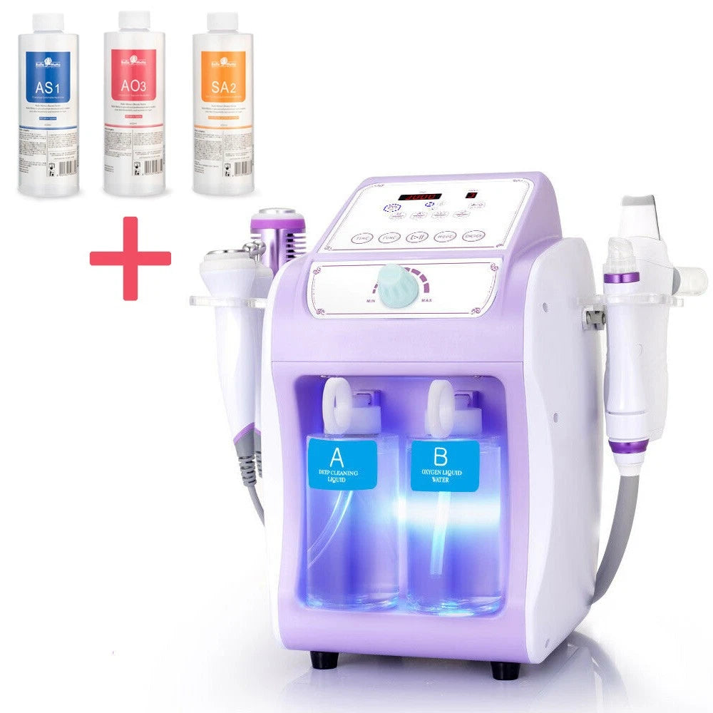 6 in1 Hydra Spa Water Facial Cleaner Aqua Peel Hydro Dermabrasion Beauty Machine