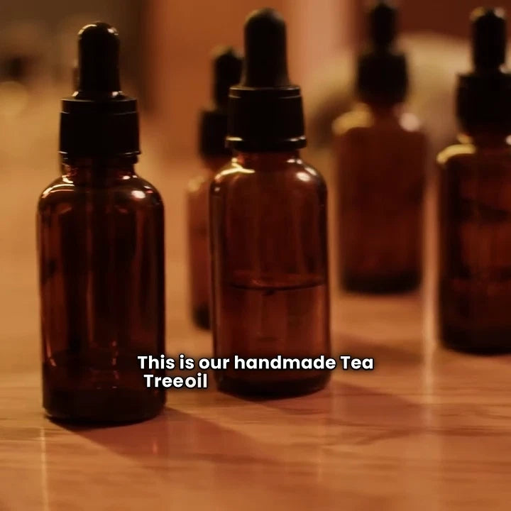 Tea Tree Cream for Acne Face & Skin Natural Antiseptic Balm 60ml 200ml UK Made