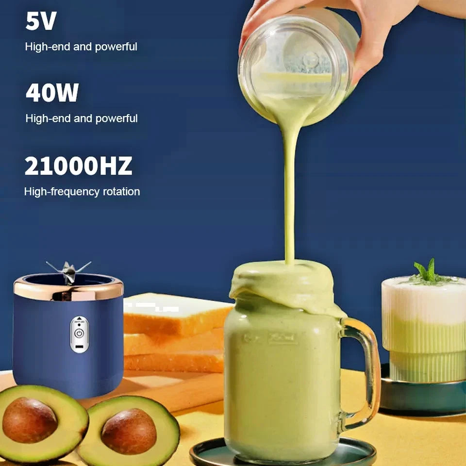 400ML Electric Juice Maker Portable Blender Smoothie Mini Juicer Fruit Machine
