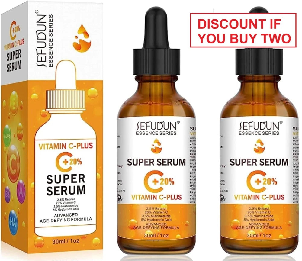 Vitamin C Face Lift Serum SOLUTION Hyaluronic Acid For Micro Needle Derma Roller