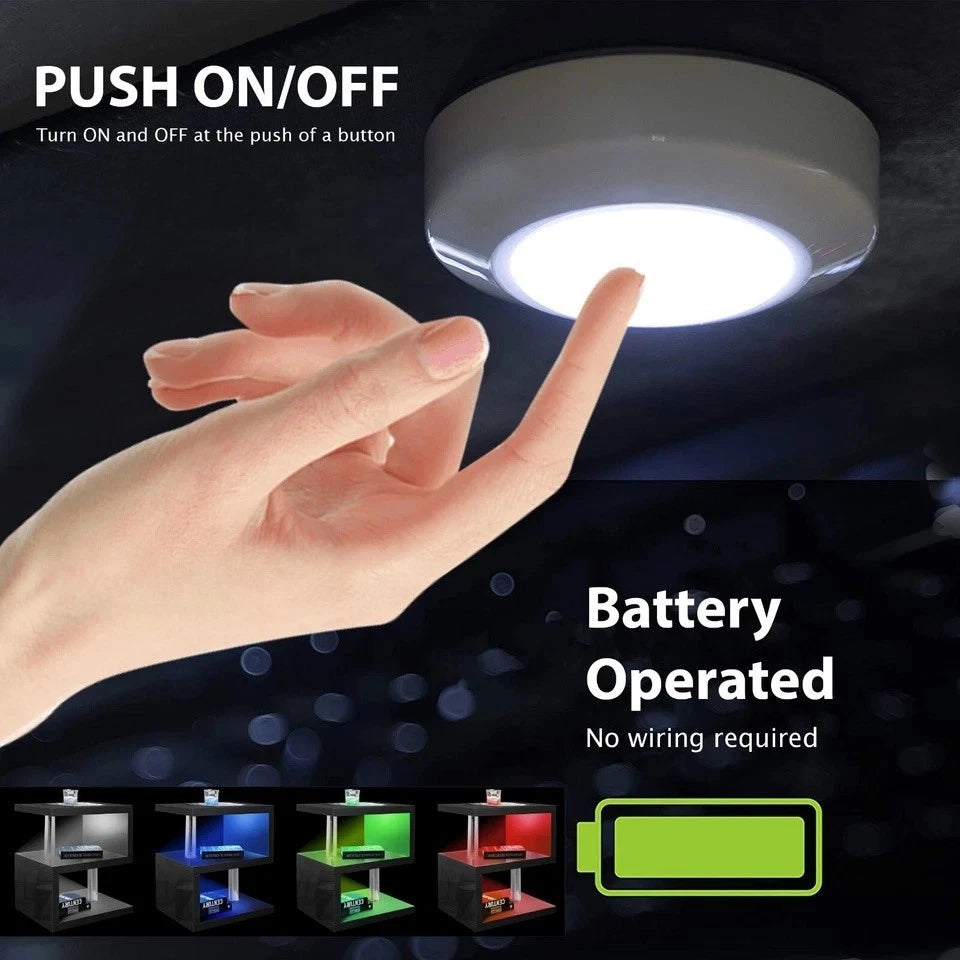 Small Side Table With Storage LED High Gloss Sofa End Coffee Table Living Room