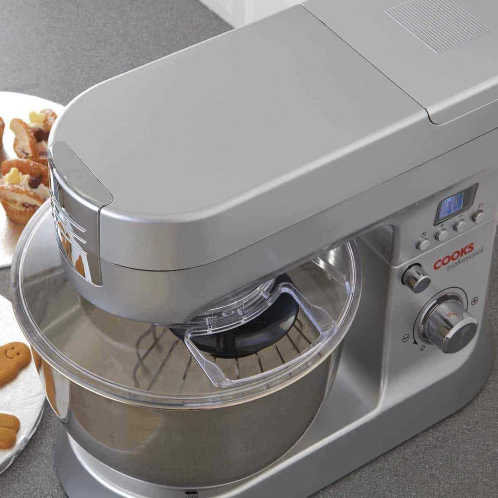 Food Processor Stand Mixer with Blender Meat Mincer Grinder 6.2L Bowl 1200W