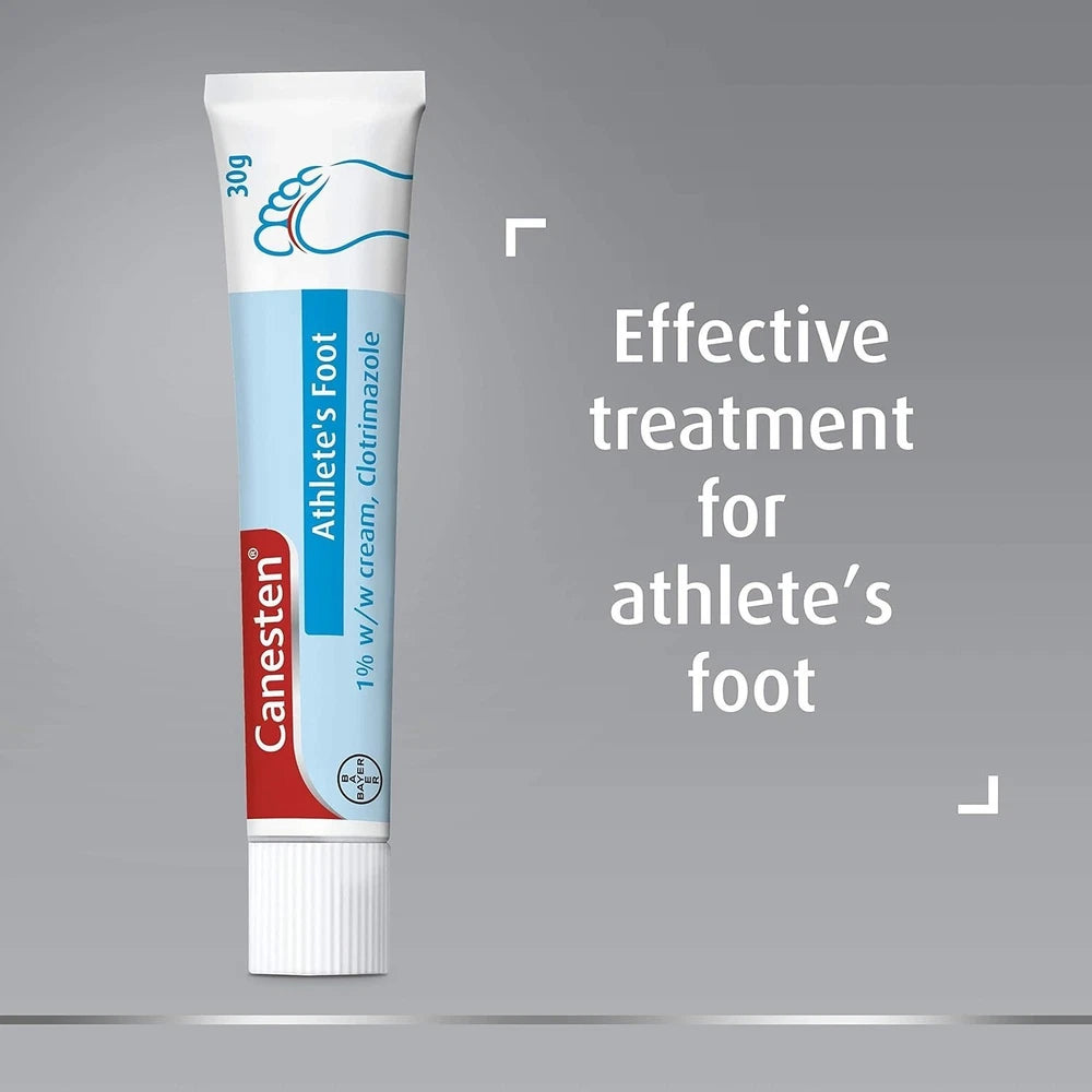 Canesten Athletes Foot Dual Action Cream 30g