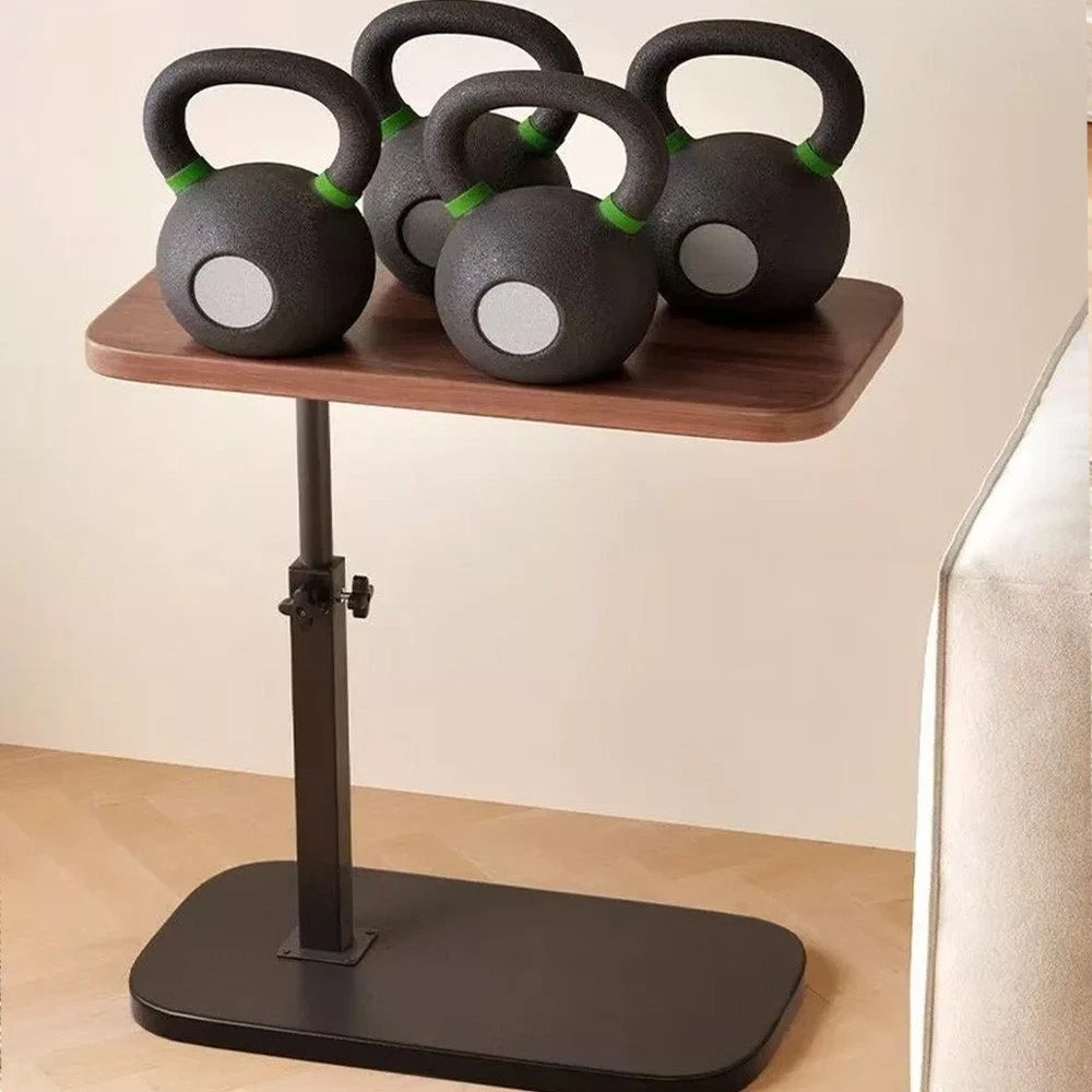 Adjustable C-Shaped Sofa Side End Table Coffee Laptop Table Living Room Bedroom