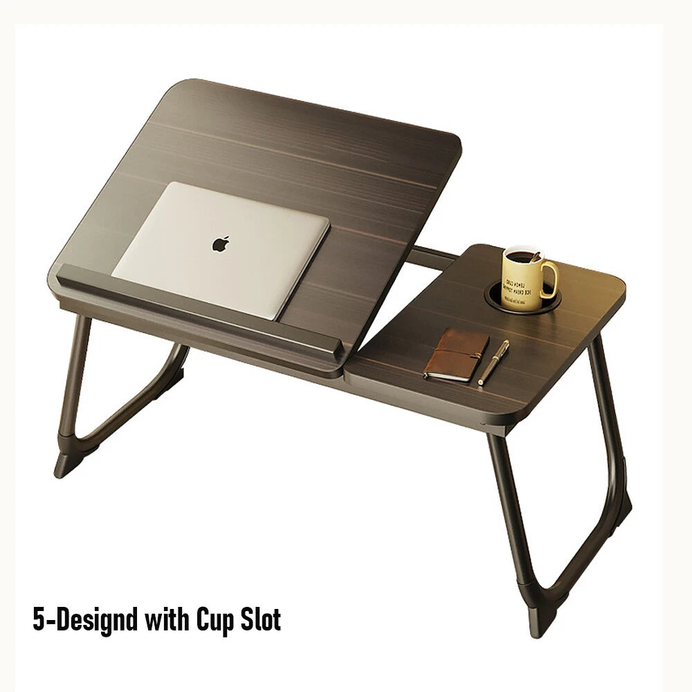 Folding Laptop Table Stand Bed Tray Sofa Lap Portable Notebook Desk Breakfast UK
