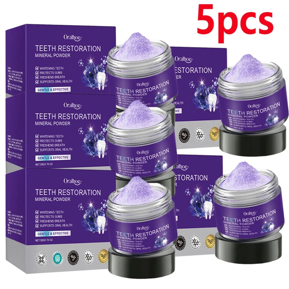 6-1X Teeth Restoration Mineral Powder, Effective in Strengthening Teeth and Gums