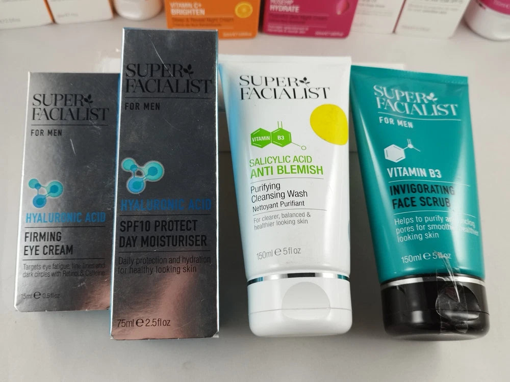 Super facialist Products, Rosehip,vitamin C,Face Cream,Face Scrub,Wash, Cleanser