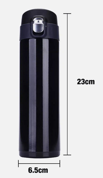 500ml Stainless Steel Vacuum Flask Coffee Cup Mug Drink Thermos  Camping  Travel