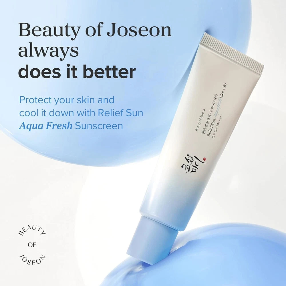 Beauty of Joseon Relief Sun Aqua-Fresh SPF 50+ PA++++ Sunscreen Korean 50ml
