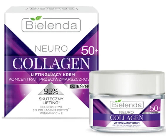 Bielenda Neuro Collagen Lifting Anti Wrinkle Face Cream 50+ Day Night 50ml