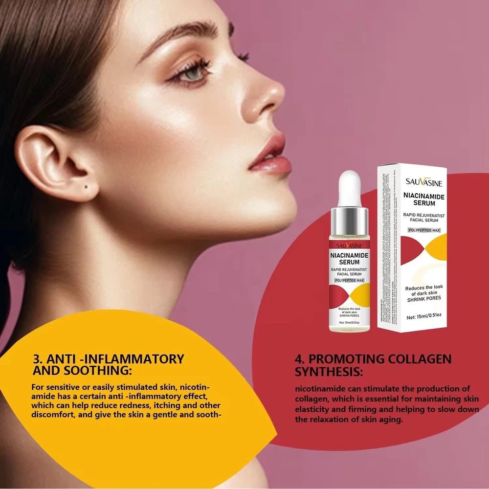 Brightening Serum Vitamin C + Niacinamide & Hydrating Hyaluronic Acid Anti Aging