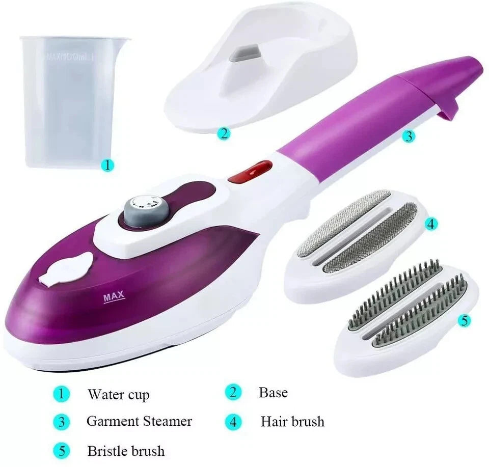 Fast Heat Hand Held Clothes Garment Steamer Iron Portable Travel Home Business