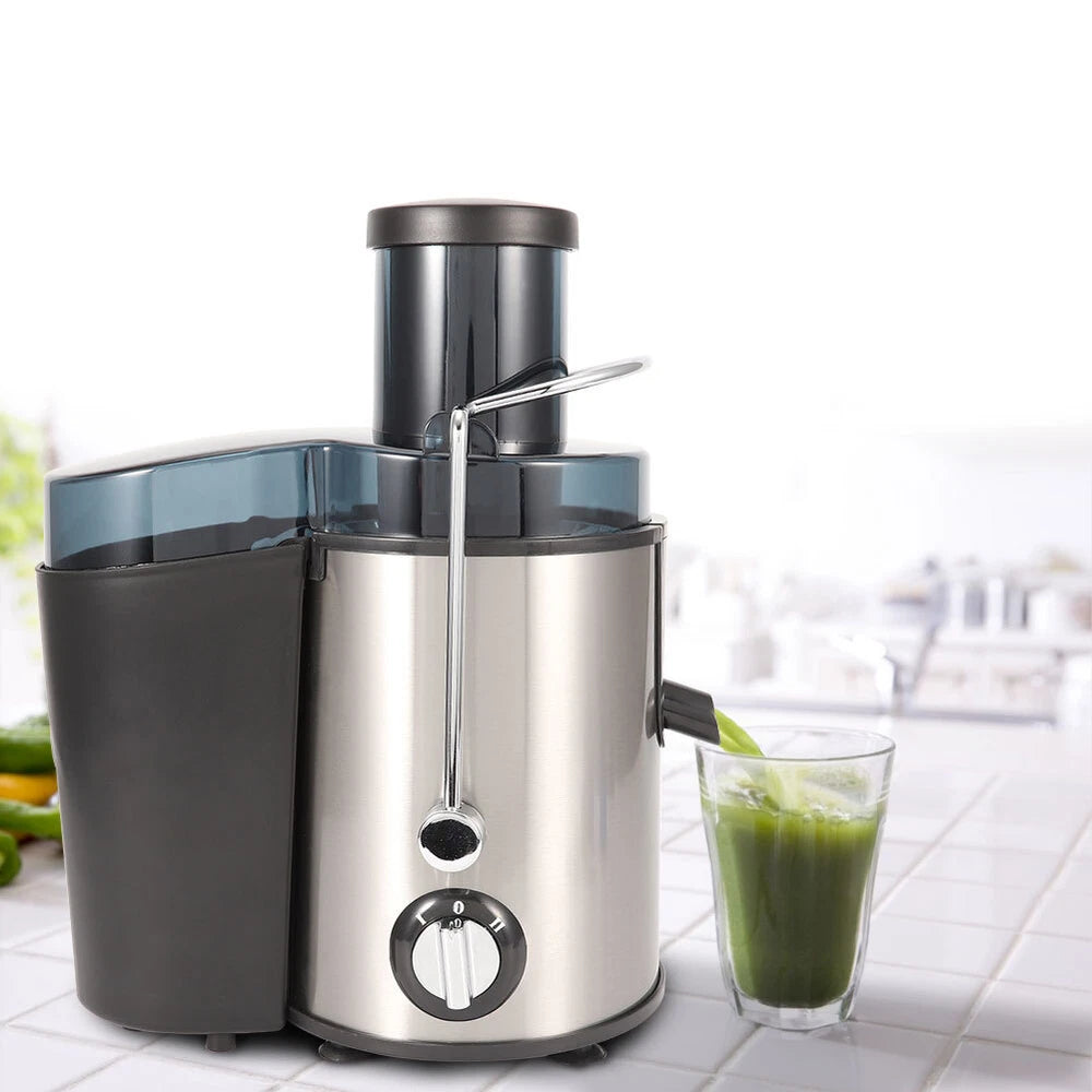 1000W Juicer Machine Whole Fruit Vegetable Large Juice Extractor Stainless Steel