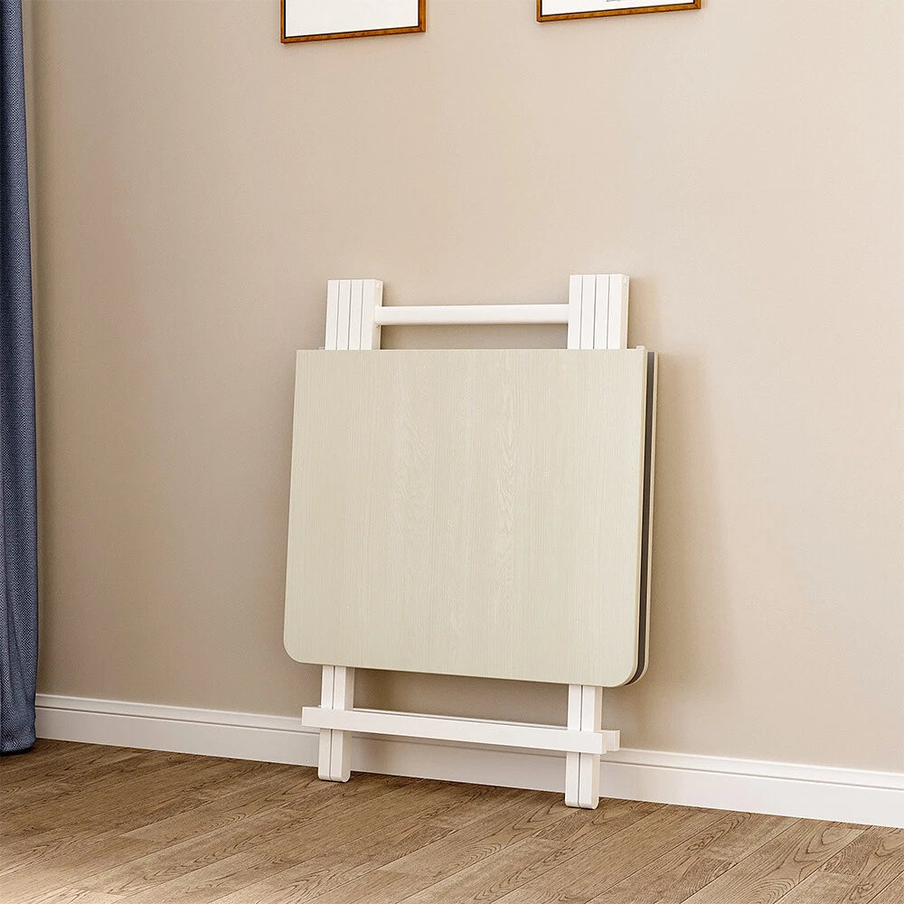 Folding Dining Table Wood Small Coffee Side Table Kitchen Home Office Furniture