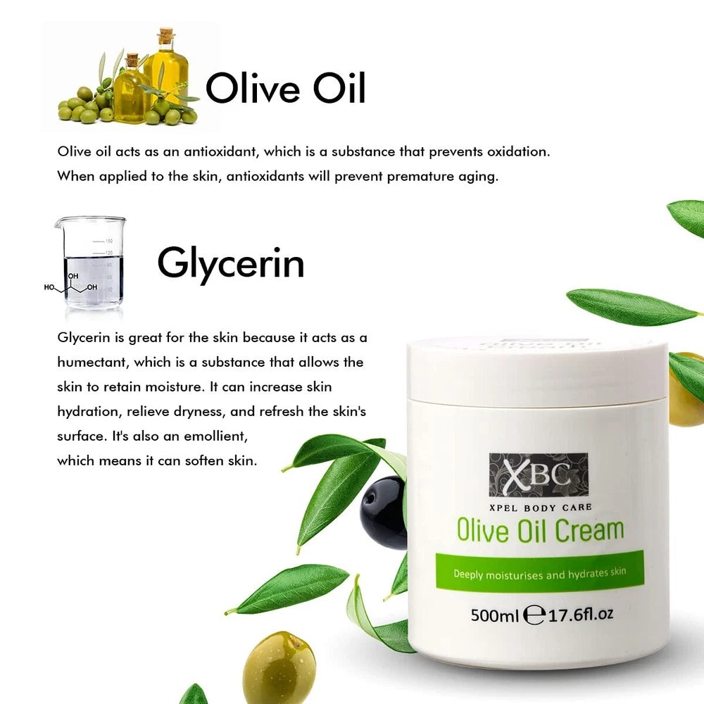XBC Olive Oil Moisturiser Cream 500m - Pack Of 2