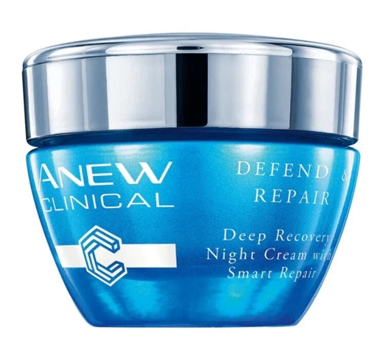 Night Cream 10ml Travel Size - Avon Anew Clinical Defend & Repair Deep Recovery