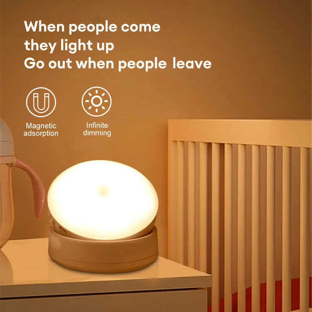 360° Motion Sensor Security LED Light USB Rechargeable Garden Outdoor Night Lamp