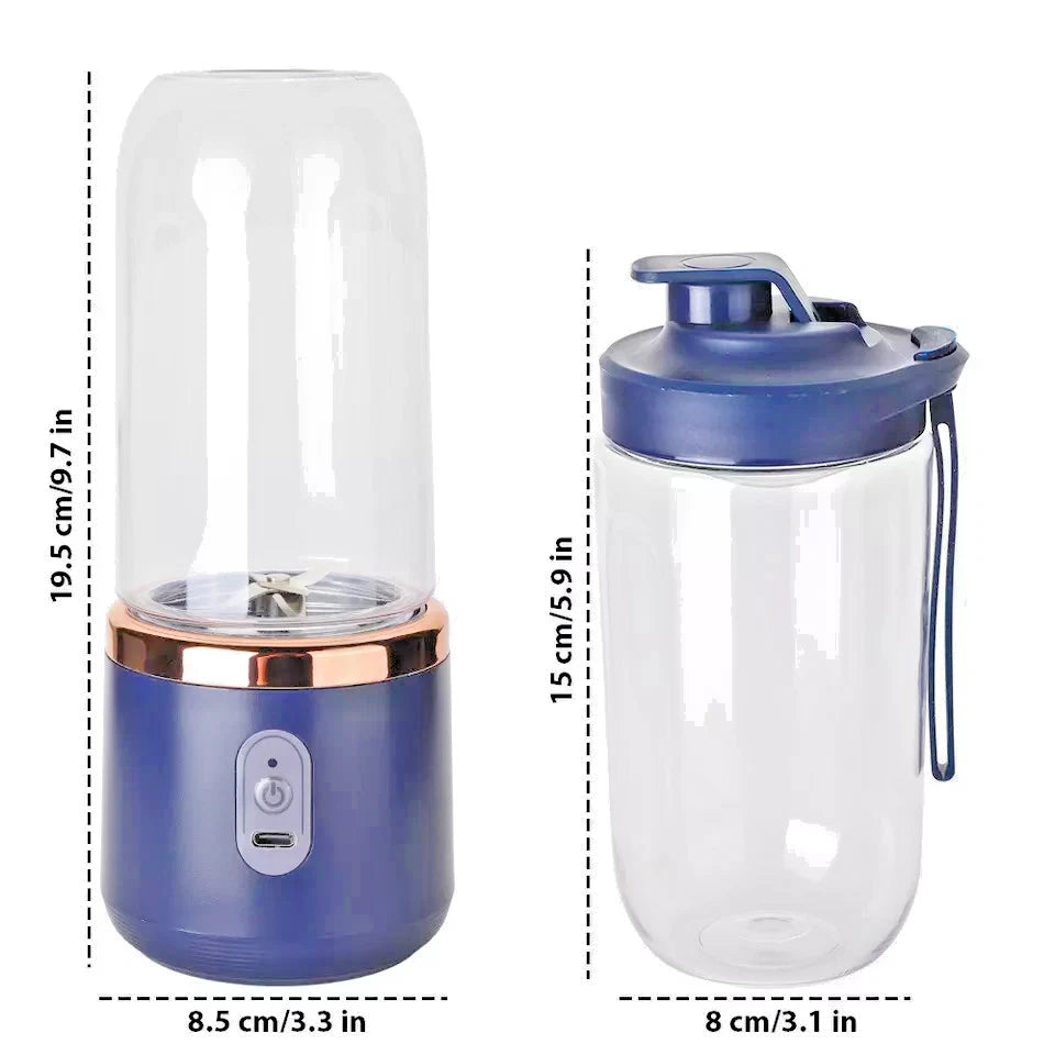 400ML Electric Juice Maker Portable Blender Smoothie Mini Juicer Fruit Machine