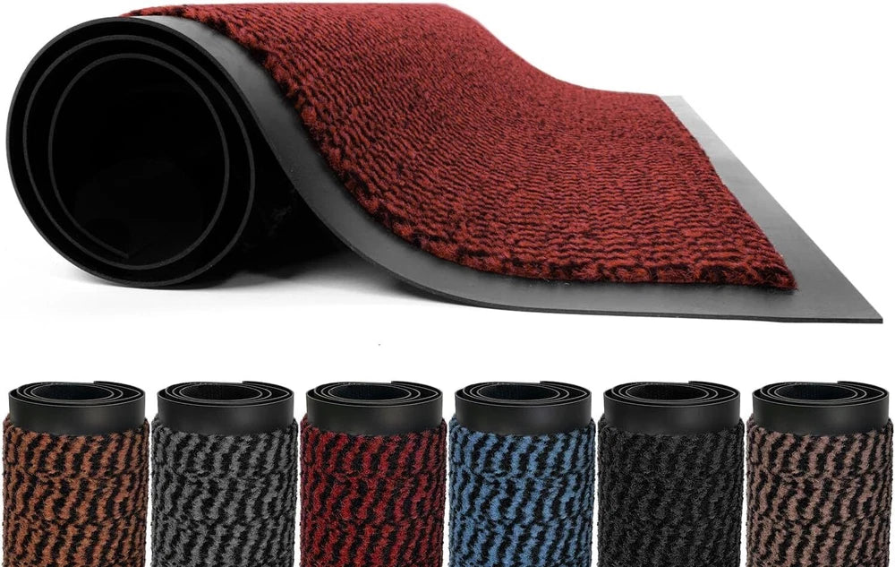 Door Mat Heavy Duty Barrier Rubber Entrance Non-Slip Floor Rugs Kitchen Runner