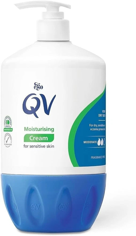 QV Moisturising Cream Treats Dry,Irritated,Sensitive Skin,Dermatitis,Eczema 500g