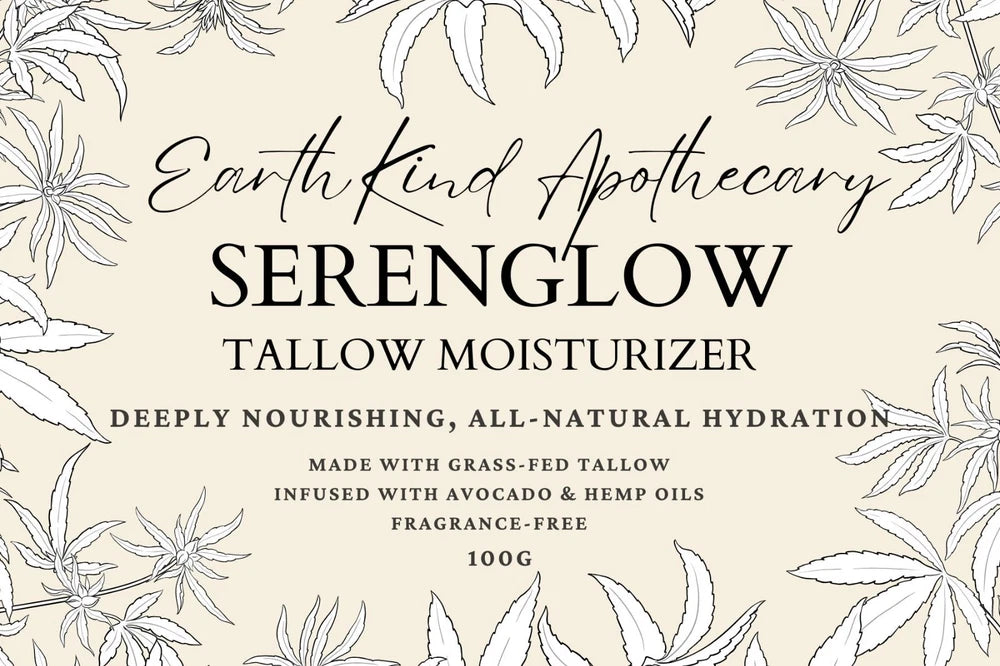 "SerenGlow" All Natural Tallow cream, Deep Hydration, Skin Repair, handcrafted.