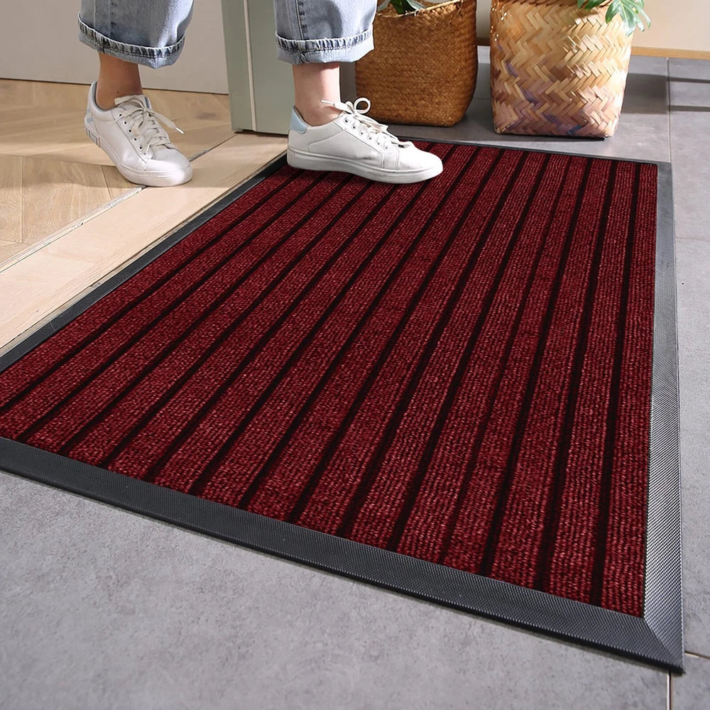 Door Mats Indoor Washable Dirt Trappers Non Slip Heavy Duty Entrance Runner Rug