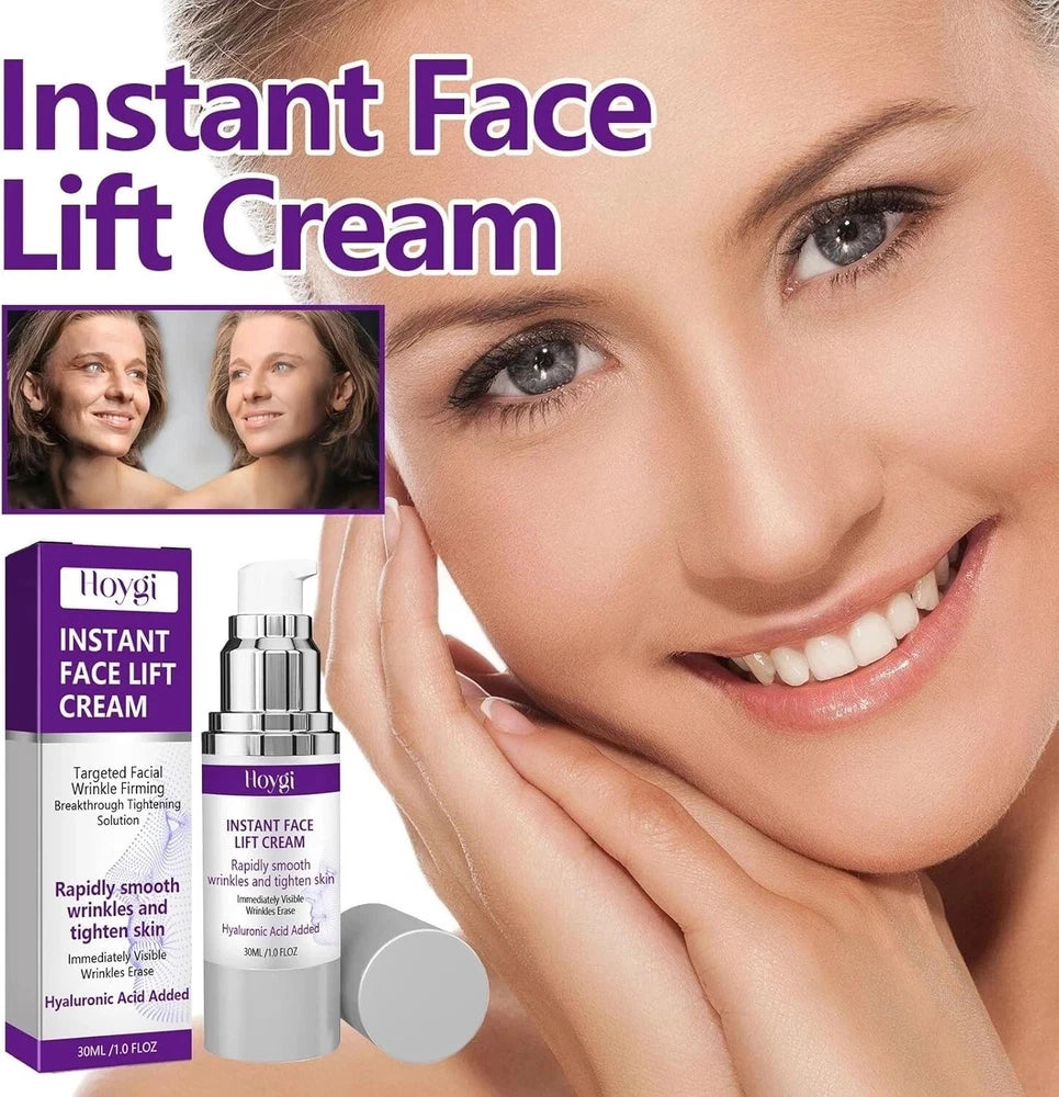 Instant Face Lift Cream Wrinkle Firming Skin Tightening Anti Ageing Moisturizer