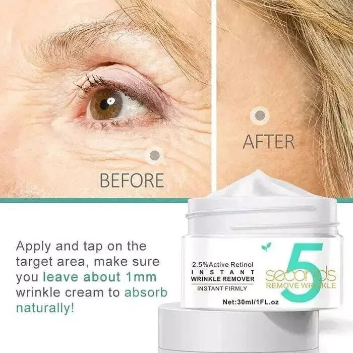 5 Seconds Wrinkle Remove Instant Face Cream Skin Tightening Anti-Aging Serum UK