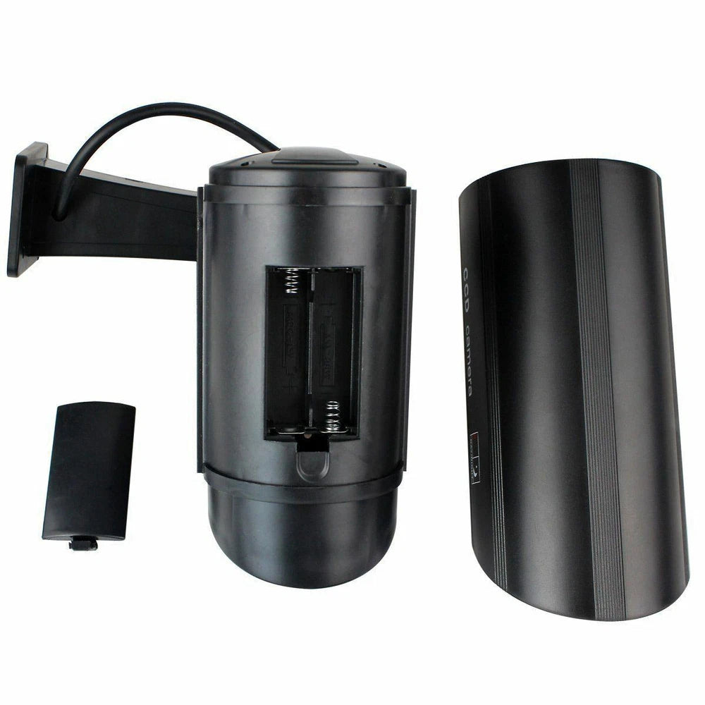 Fake  CCTV Security Camera Flashing LED Indoor Outdoor Surveillance