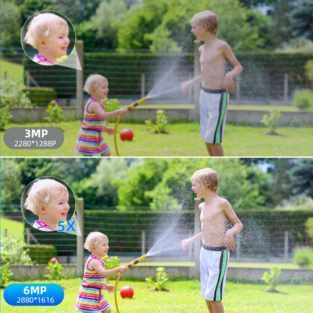 8MP 4K Wireless IP Camera WIFI Outdoor CCTV PTZ Smart Home Security IR Cam IP66