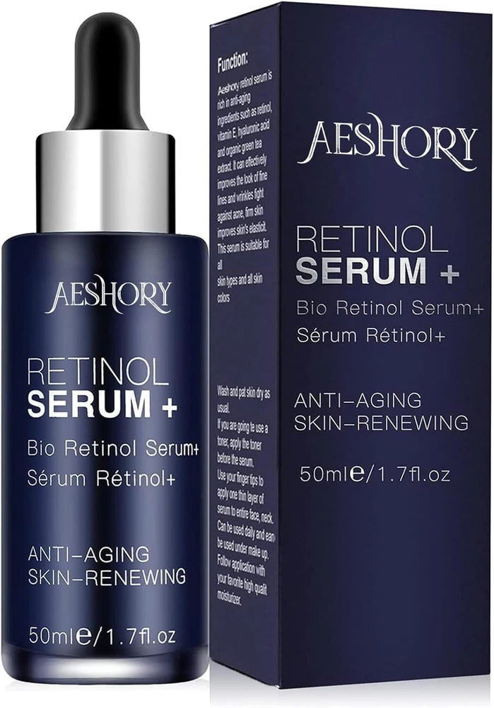 Anti-Aging Retinol Serum – 5% Strength, 50ml with Vitamin C & Hyaluronic Acid