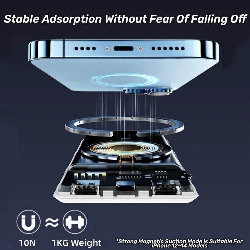 Magsafe Power Bank Portable Charger Magnetic Battery Pack For iPhone Samsung UK