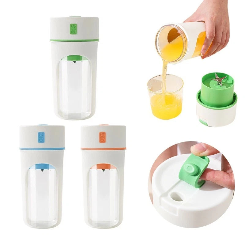 Mini USB Rechargeable Juicer Cup, Portable Electric Mixer Blender Smoothie Maker