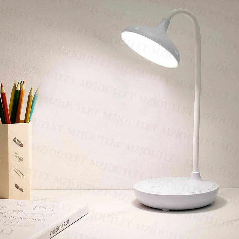 20 LED Flexible Touch Desk Light Bedside Reading Lamp Dimmable USB Rechargeable