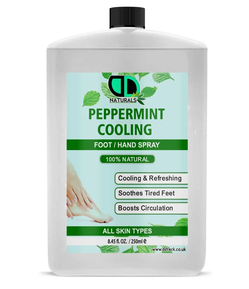 100% Natural Peppermint Hand & Foot Spray–Soothing, Cooling, and Pain Relief UK