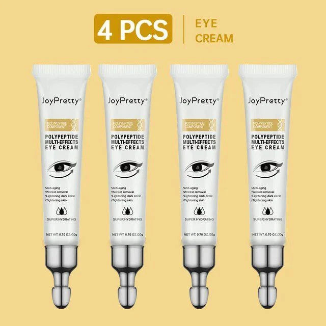 2PC Instant Remove Wrinkle Eye Cream Eye Bags Dark Circles Anti Puffiness Serum