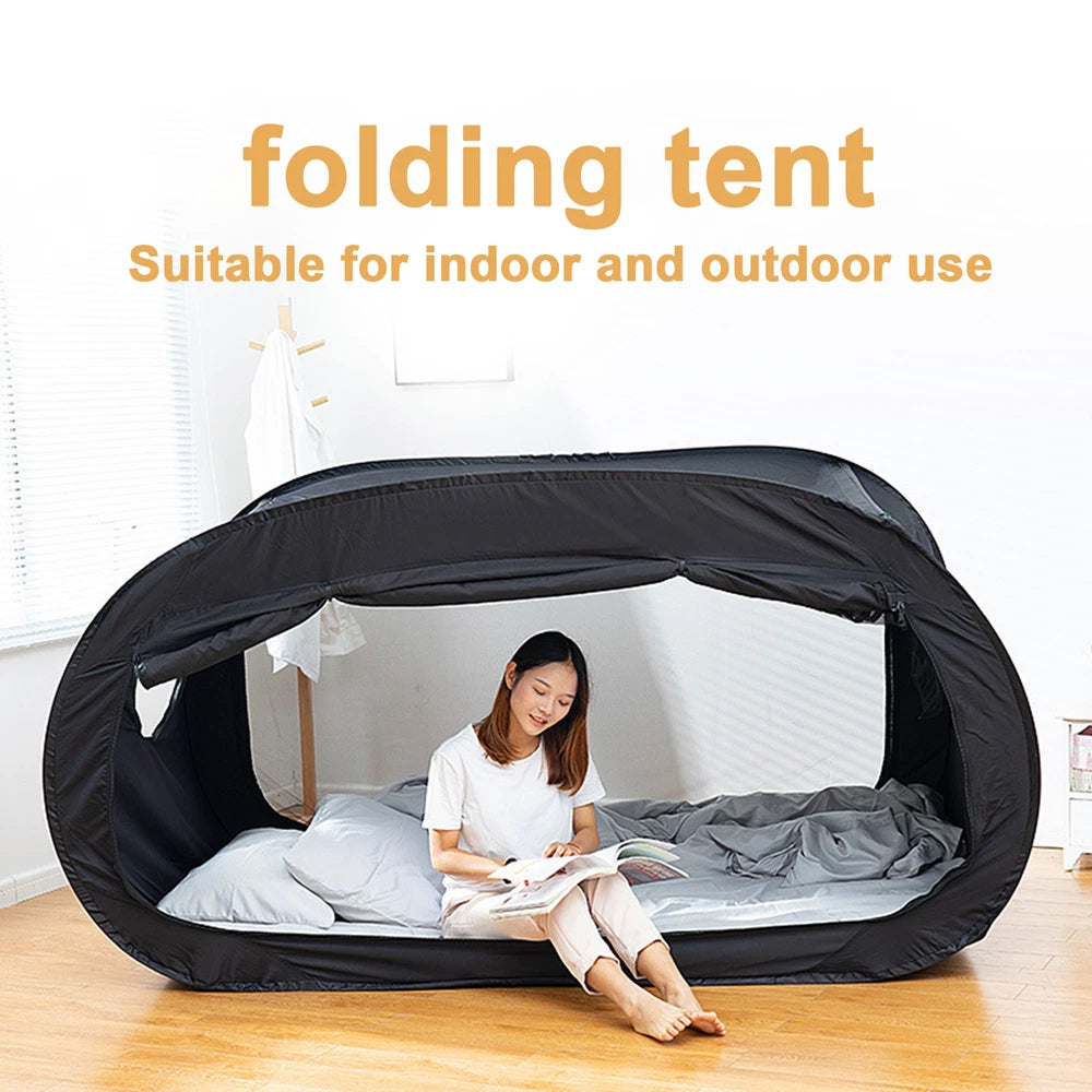 Folding Tent Camping Cot Bed Portable Compact Sleeping Carry Bag Indoor