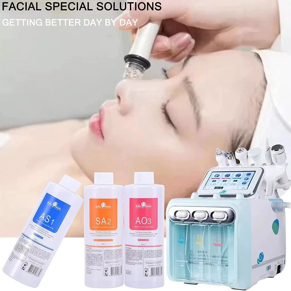 6 in1 Hydra Spa Water Facial Cleaner Aqua Peel Hydro Dermabrasion Beauty Machine