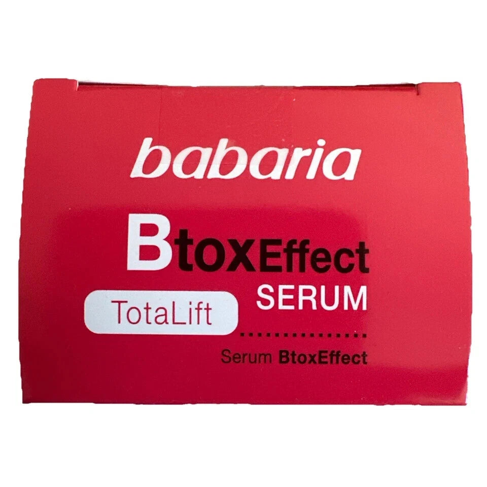 2 x Babaria BOTOX effect SERUM Total Lift 30ML brand new sealed box free post
