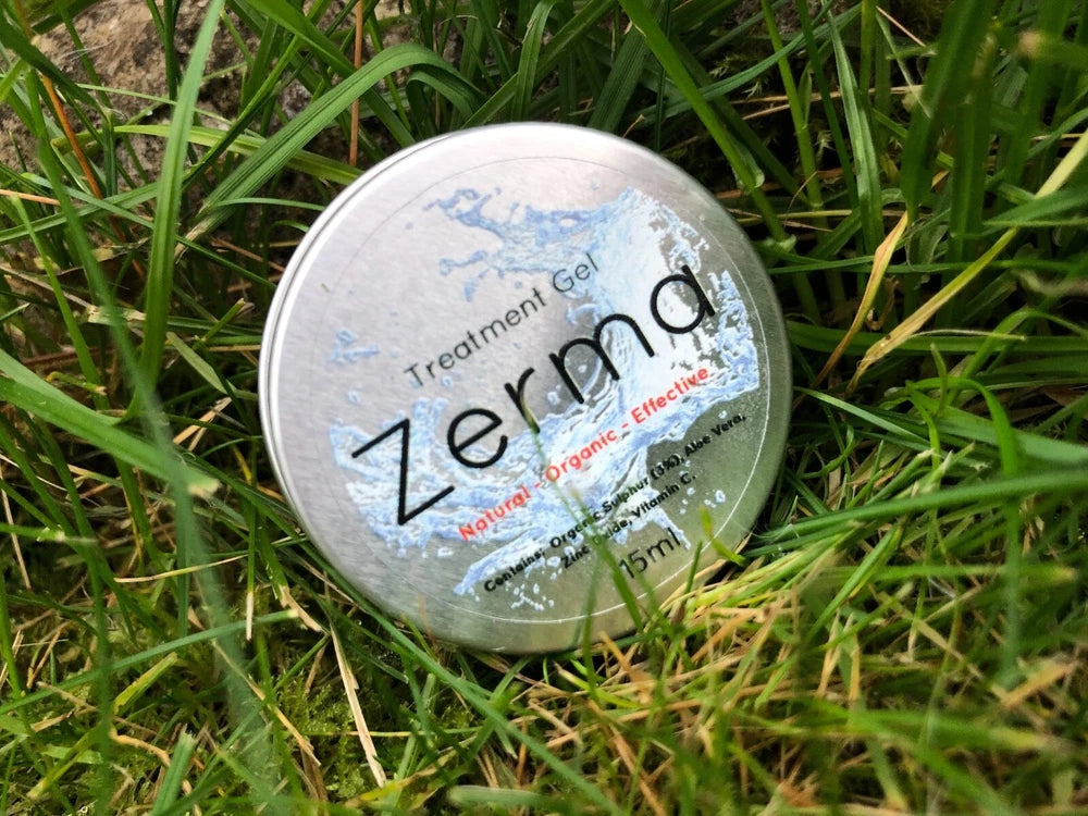 ZERMA Eczema, Psoriasis, Skin Rash Ointment Cream, Natural Treatment Gel